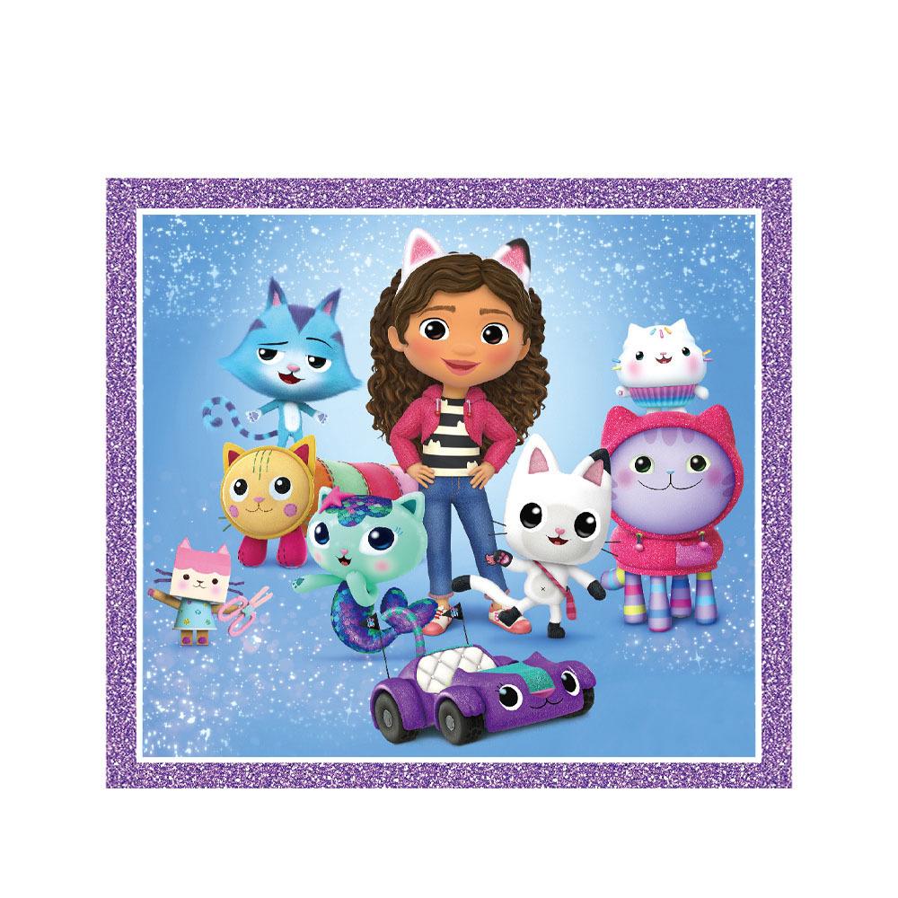 Gaby Doll Birthday Party Supplies Disposable Tableware Paper Plates Paper Cups Paper Towels Girl Ornaments Green Eco-Friendly