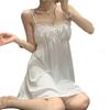 Court Style Sweet And Cool Ice Silk Nightgown Women'S Summer Casual And Comfortable Loungewear Can Be Worn Outside