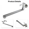 Extendable Wall Mounted Faucet Made of Stainless Steel for Cleaning Tasks