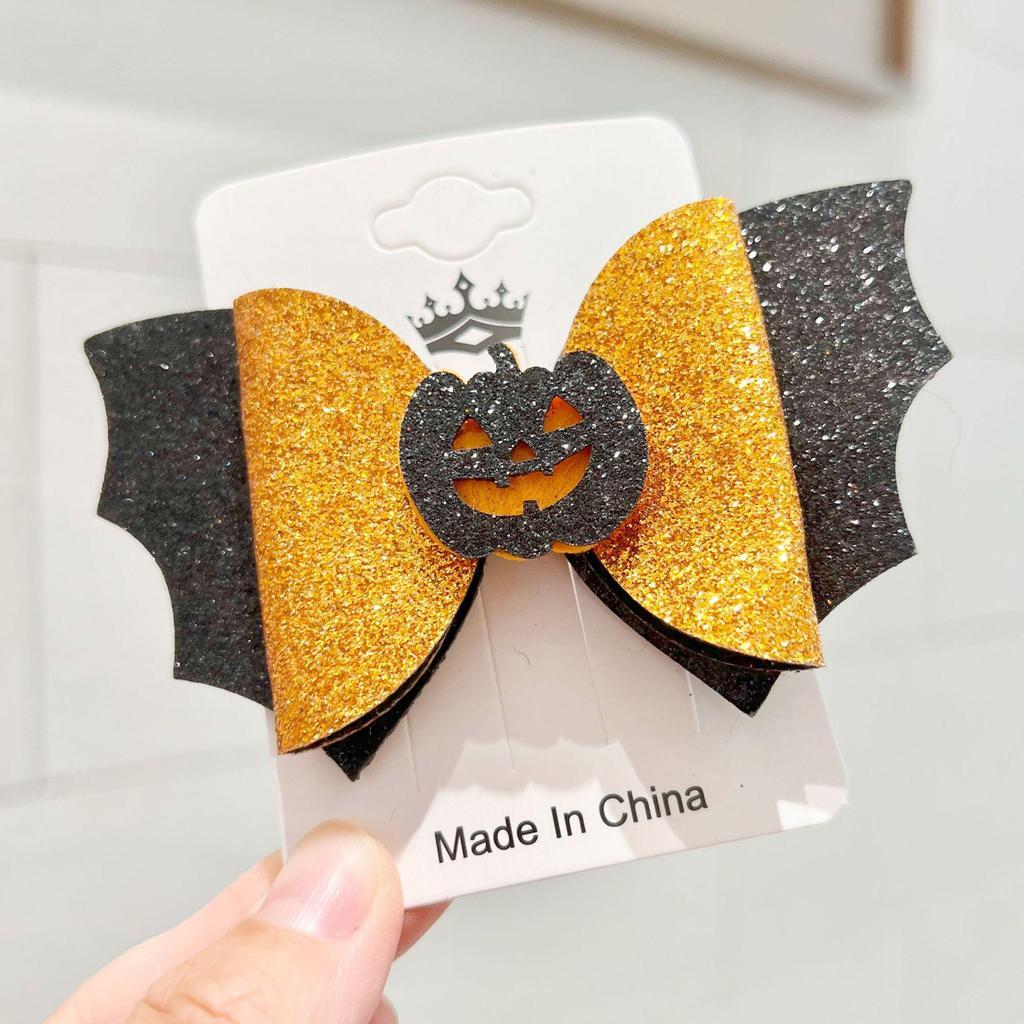 2025 Halloween Hair Clips: Children's Pumpkin & Ghost Party Accessories