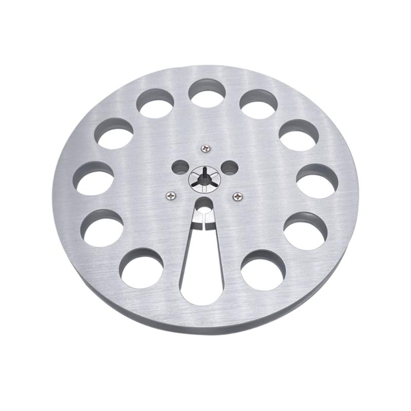 7Inches Magnetic Tape Spool Aluminum Tape Reel with 12 Holes Open Reel Audio Aluminum Takeup- Reel 7'' Multi-Color