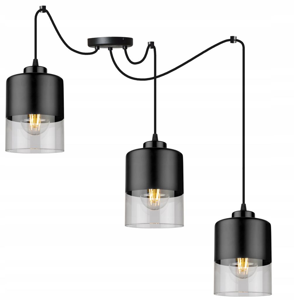 MODERN GLASS SPIDER CEILING HANGING LAMP