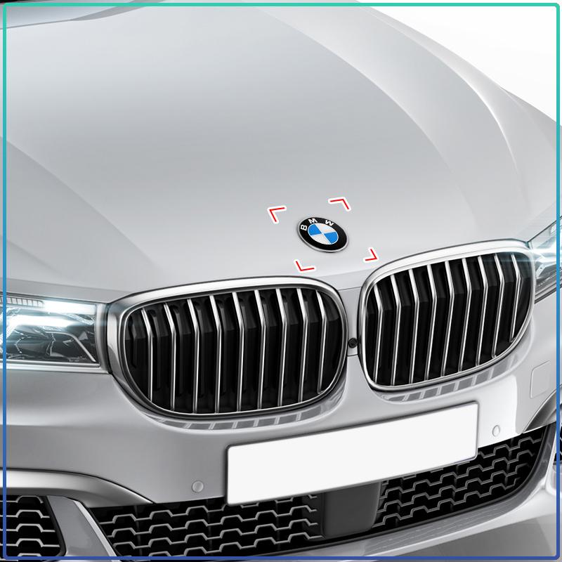 1Pcs Car Logo Emblem 74mm 82mm Front Hood Rear Trunk Badge for BMW M Performance E46 E90 E60 F10 F30 F20 E39 E36 X5 E70 F25 F15 E53