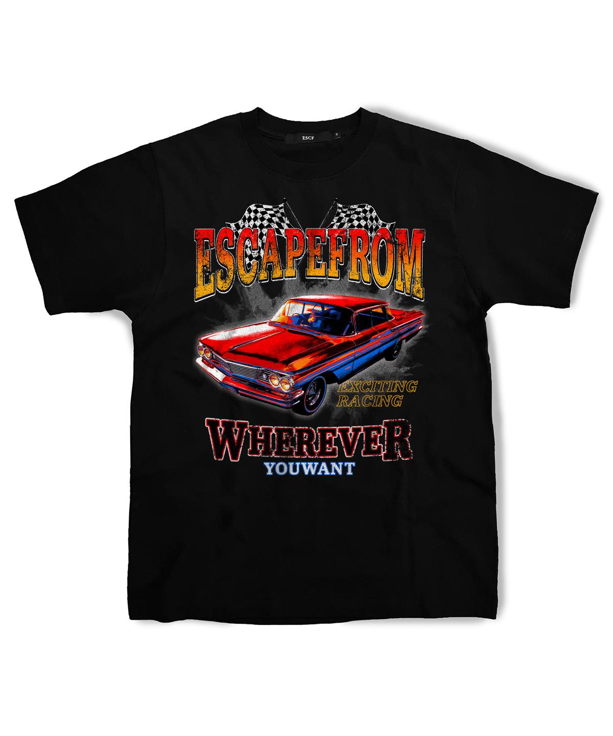 Escape From Escape Car T-Shirt Black S