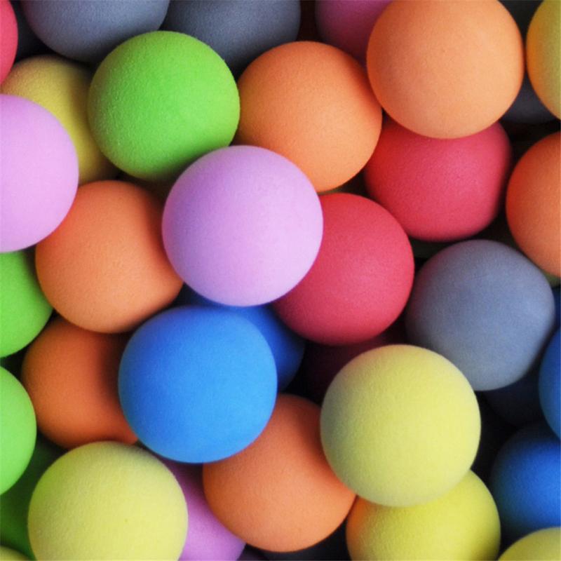 5Pcs Eva Schwamm Ball Weichen Ball Schaum Ball Golf Indoor Schaukel Praxis Farbe Ball