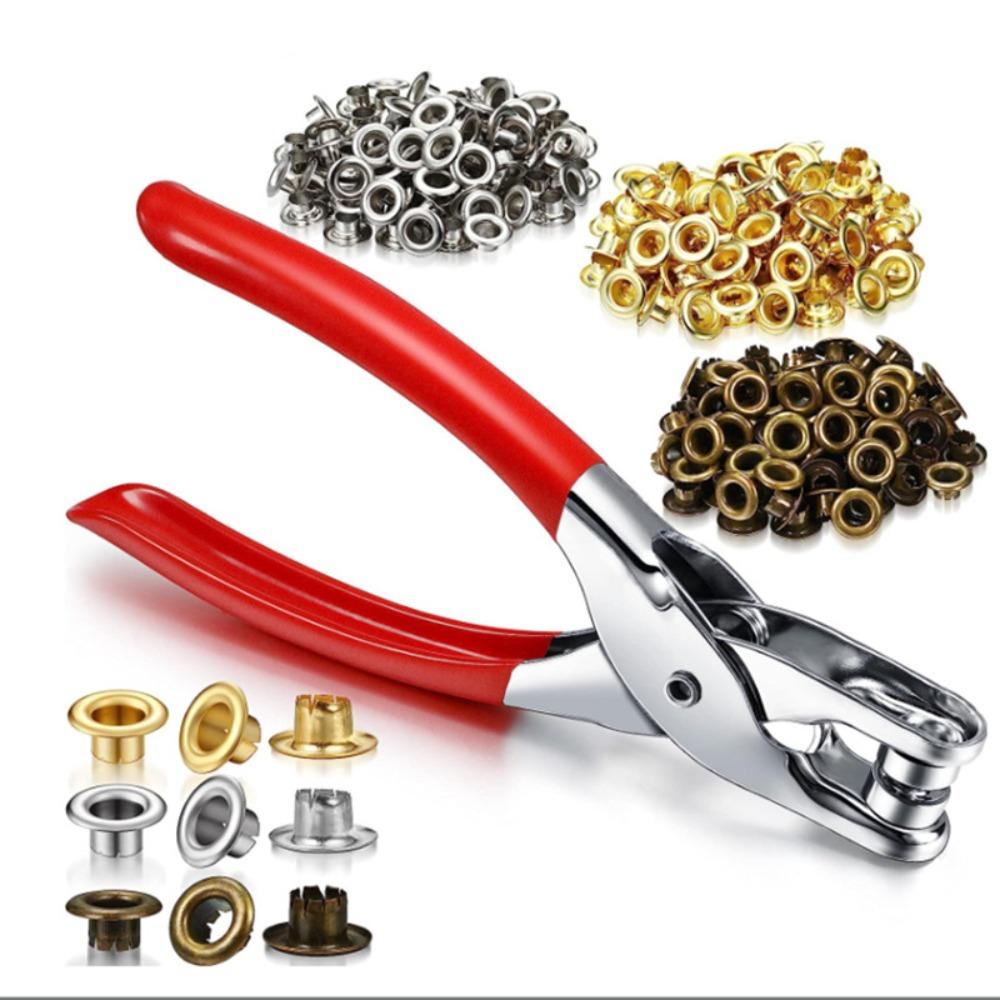 Installation Grommet Eyelet Plier Set Metal Grommet Tool Kit For Leather Cloth