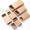 Kraftpapier Kraftpapier Schubladenschachtel Schubladenstil Umweltfreundliche Pappe Geschenkboxen Mini Recycelbare Geschenkverpackungsschachtel Basteln