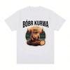 Bober Kurwa Bobr T-Shirt Funny Meme Graphic  Wounisex Fashion Hip Hop Short Sleeve Loose T-Shirts  Comfort T Shirt