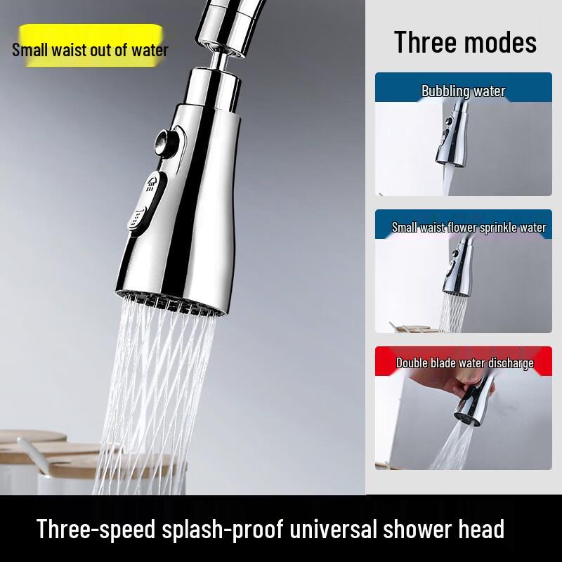 MDNG 3-Mode Swivel Kitchen Faucet Extender