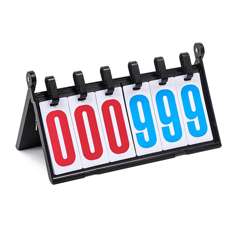 Waterproof Multifunctional Scoreboard with Card Holder for Basketball & Table Tennis