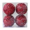 Reflective Foam Christmas Tree Decoration Pearls and Sequins Ball Feature Durable Portable Design Christmas Home Decoration