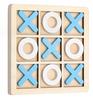 MEGADIDI TIC-TOC-TOE Game Eco Wood NATURAL CLASSIC Logic Game