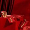 6PCS/SET Thickened New Year Red Envelopes Bronzing Good Lucky Red Packets  New Year Greetings