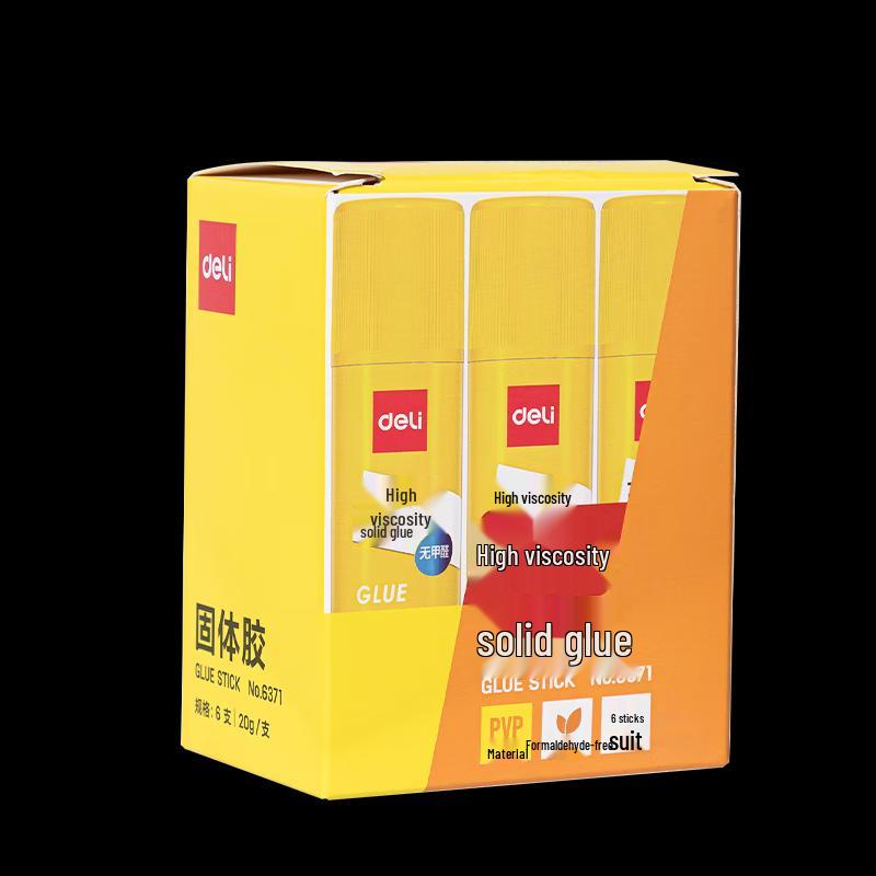 Deli 20g PVP Solid Glue Sticks (6-pack)