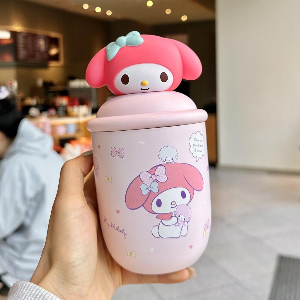 Melody Childrens Insulated Water Bottle With Straw Lock For School And Travel