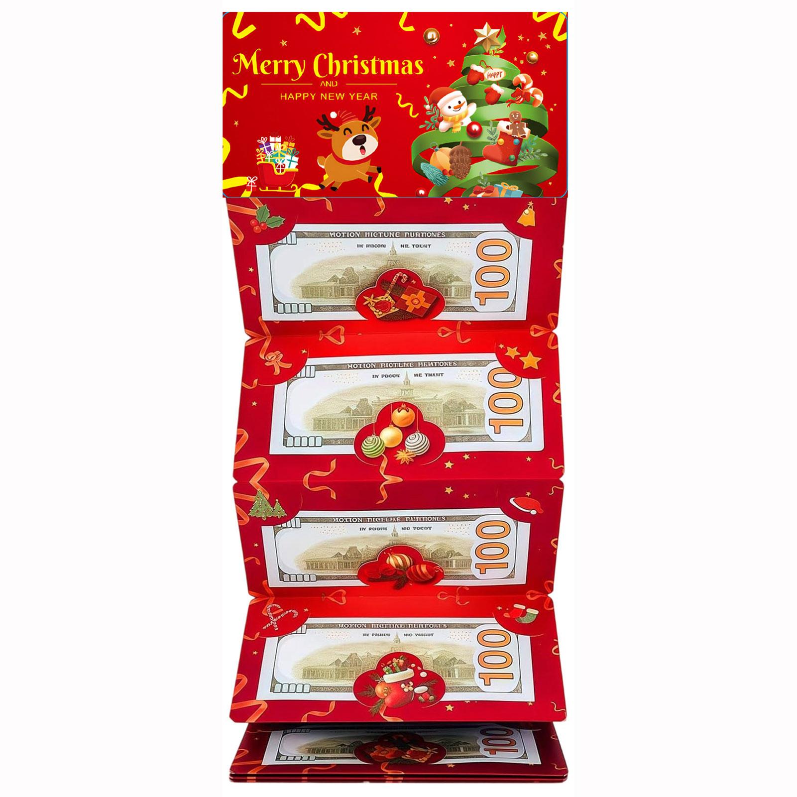 

For Christmas Money Holders Xmas Surprise Money Holder For Festive Corporate Present червоний