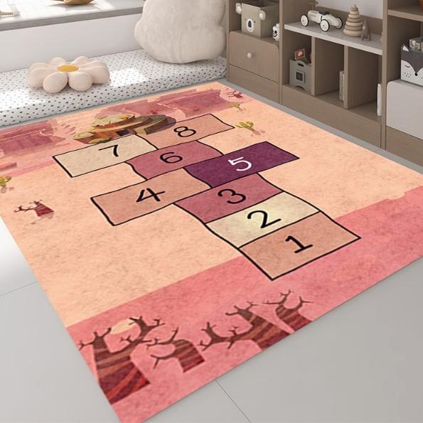 

Развивающий коврик-пазл для малышей с алфавитом, ковер для обучения, для дошкольного класса, уголка для чтения, детской комнаты, домашнего декора, образовательный мультяшный дизайн 40X60CM