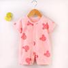 2026 Newborn Short Sleeve Jumpsuit Romper - Thin Style Bodysuit Pajamas