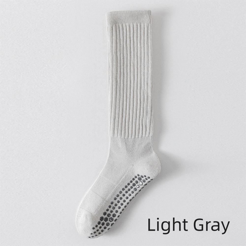 Solid Color Pilates Socks Silicone Terry Non-slip Socks New Ankle Socks  Women