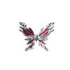 1pc Punk Cross Butterfly Irregular Red Crystal Glass Heart Aesthetic Rings for Women Y2K Gothic Animal Spider Ring Creative Jewelry