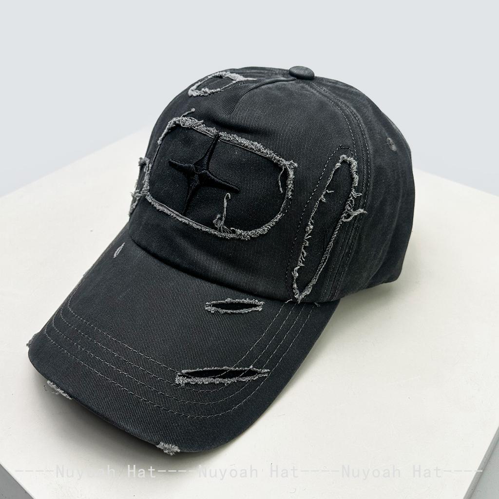 Baseball Stitching Stitched Embroidered Alphabet Star Cross Style Broken Men Women New Brand Latest Fresh Caps Peaked Hats Sunshade Retro Versatile