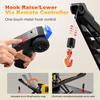 Remote Control Truck Crane, 1:12 Scale 4WD Remote Control Crawler, 2.4Ghz Off Road Toy Pickup Truck with Lights, All