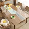 Weiche Glas-Tischmatte—Verdickt, Fettbeständig, Wasserbeständig, Hitzebeständig, Waschfreie PVC-Tischdecke—Transparente Esstischmatte