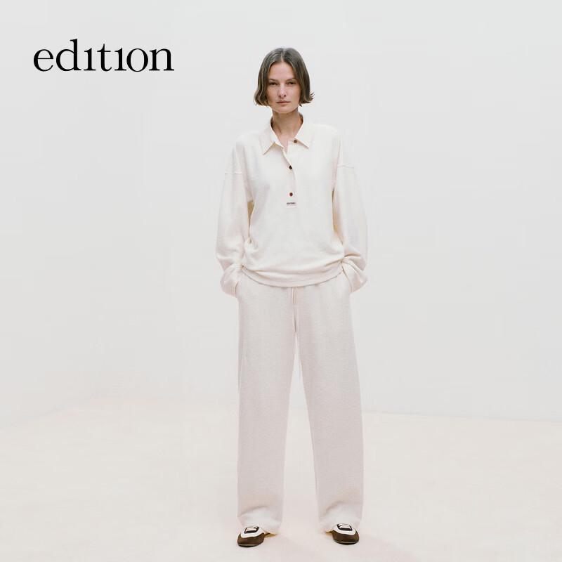 editionE+ 2026 Spring Terry Cotton Casual Sweatpants