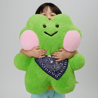 LINE FRIENDS Renini Large Frog Plush Toy - Cute Comfort Animal (45cm)