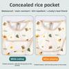 Rice Pocket Baby Long Sleeve Apron Feeding Blouse Toddler Bibs High Quality Children Feeding Bib
