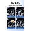 500ml Tire Shine & Protectant Spray Anti-Aging Rubber Conditioner Waterproof Dressing for Car Tires Plastic Trim UV Protection
