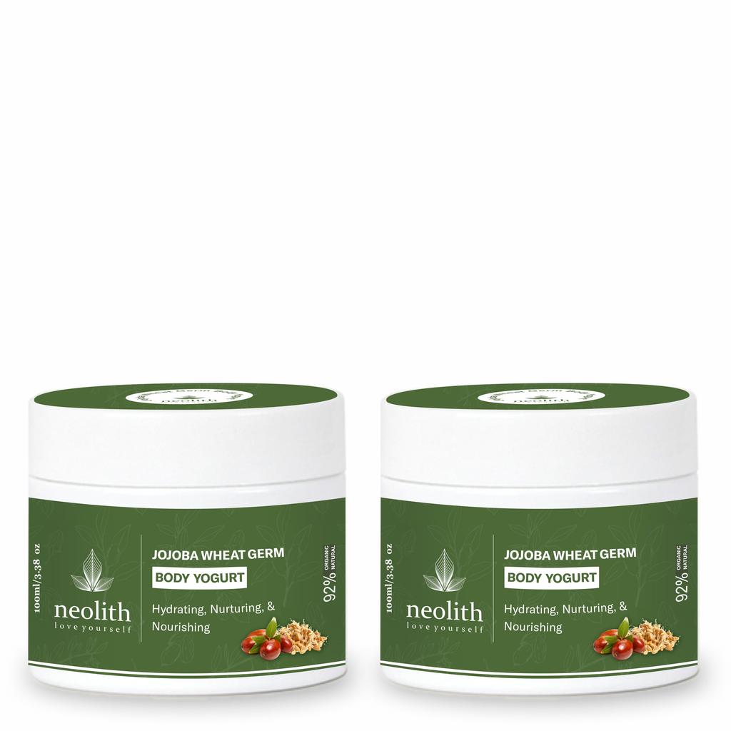 Jojoba Jogurt do Ciała z Kiełków Pszenicznych z Moringą i Pentavitin || Lekkie nawodnienie | Natychmiastowe chłodzenie
