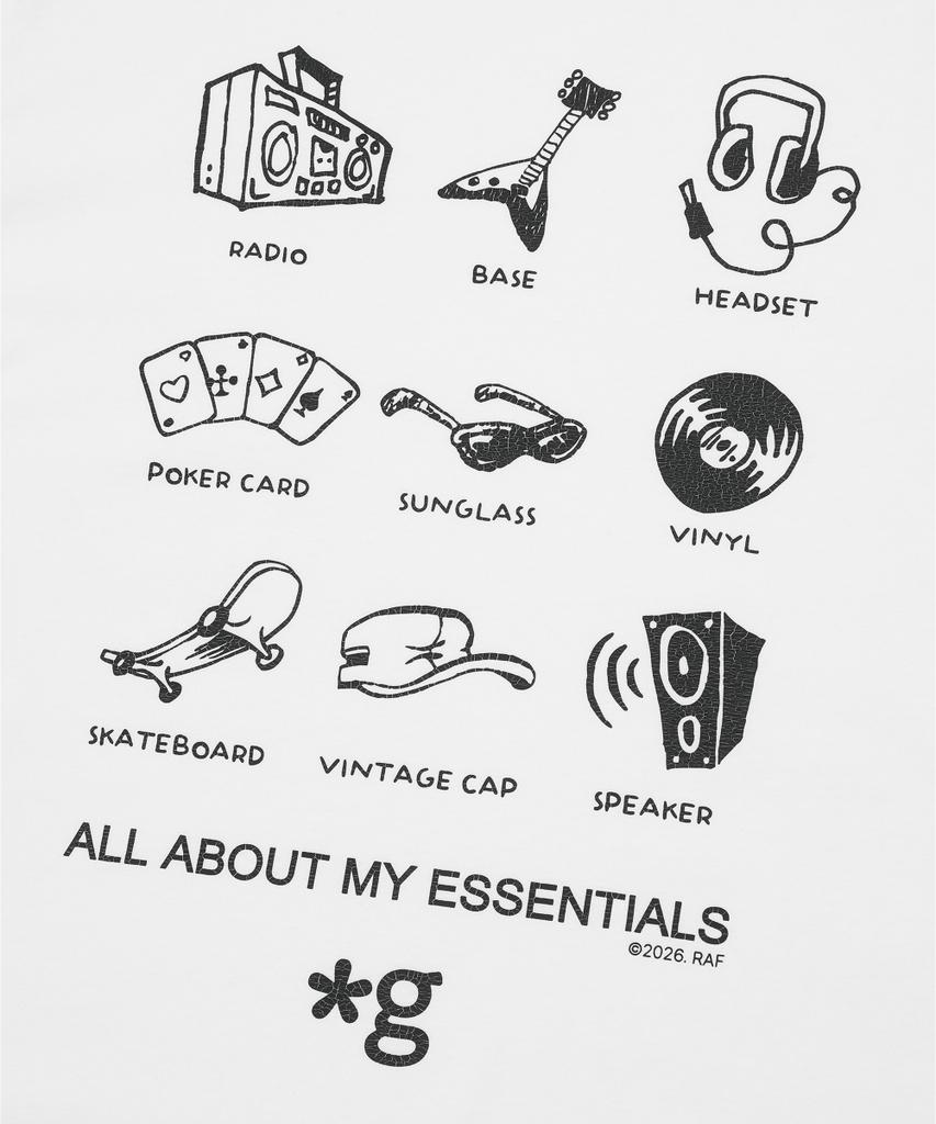 Geulleondeun ‘My Essential’ T-Shirt (White)_G26Bujts02