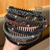 Shiny Rhinestone Headband Non Slip Teeth Design 1/2/4/5/6Pcs Fashion Hair Band for Girls Prom Daily Outing Party Wear