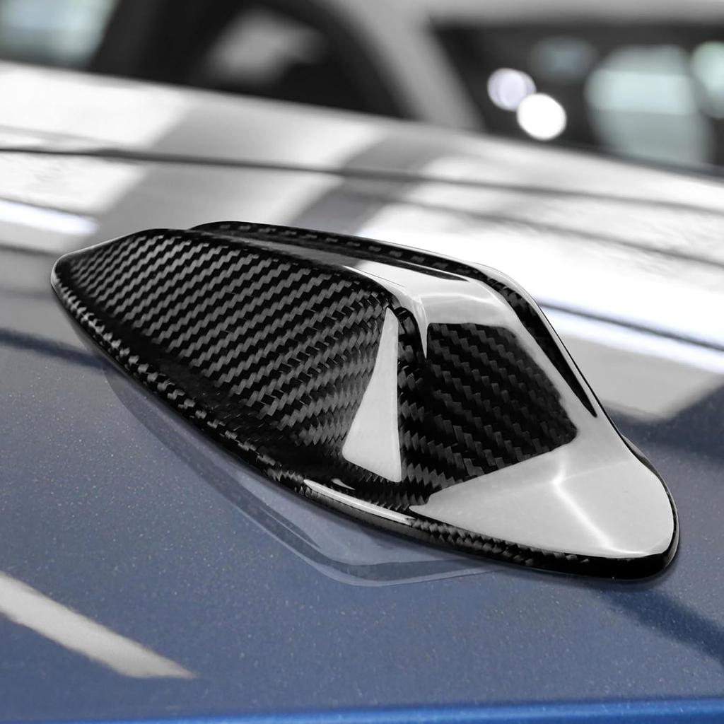 2023-2024 M3 G80 G20 G22 G23 G26 G42 G82 G87 Exterior Accessories Carbon Fiber Car Shark Fin Antenna Cover Radio Signal Base