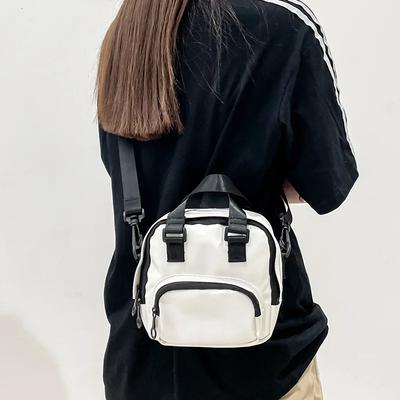 Tragbare, einfache, Street-Fashion-Umhängetasche aus Oxford-Stoff für Damen im japanischen Stil, beliebtes Paar