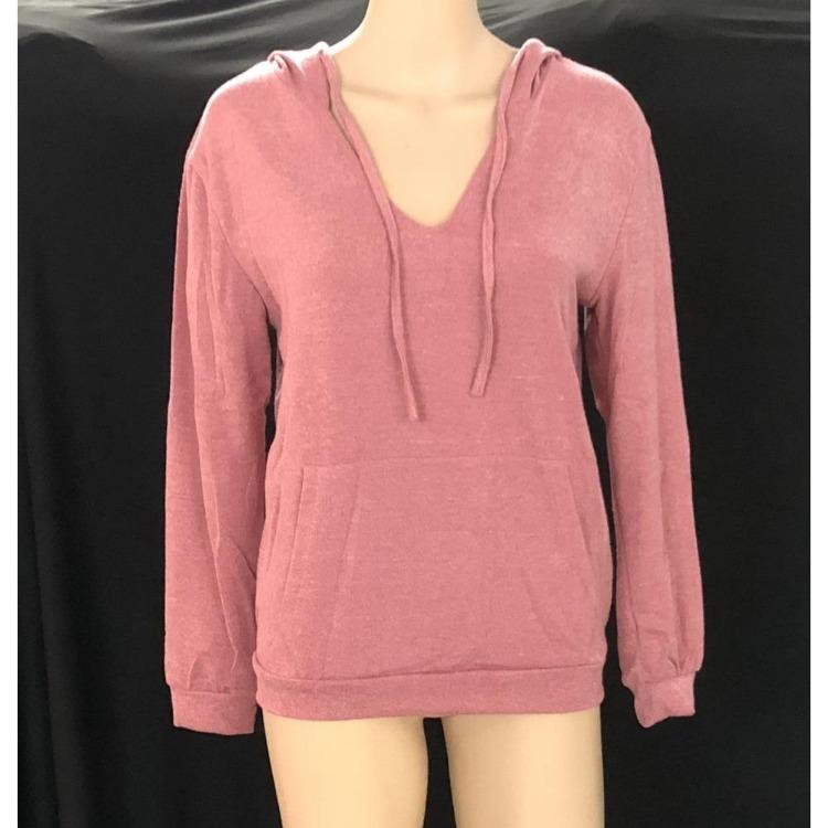 Hoodies Fashion Women Long Sleeve Solid Color Print Casual Sweatshirts Hooded