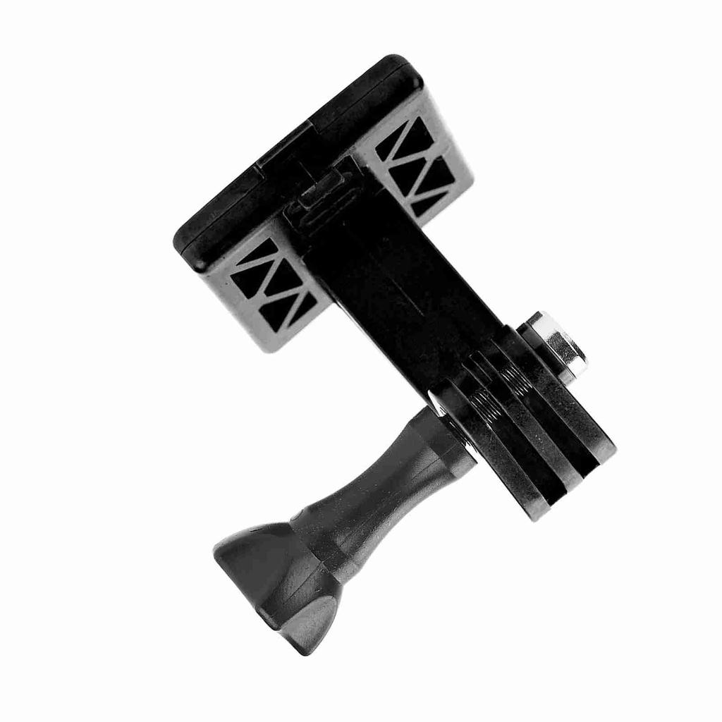 Lightweight Nylon Portable Helmet Adapter Base Fixed Mount for Camera (Black)