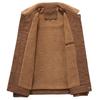 New Winter Style Men's Suede Lapel Plus Velvet Thickened Jacket Men's Casual and Fashionable Comfortable Men's Jacket