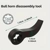 Bull Horn Pry Bar Adapter Head Tool Adjustable Angle Bar for 1/2 Ratchet Open-End Wrench Half Shaft Drive Shaft Disassembly Tool