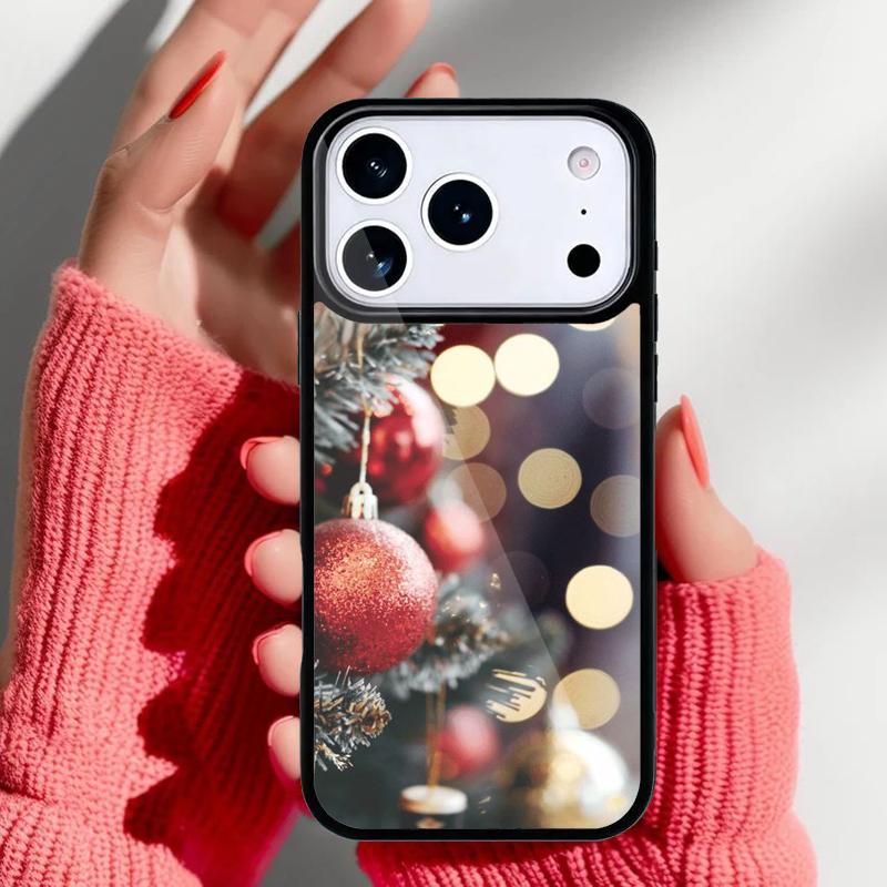 Christmas Tree New Year Art Phone Case for iPhone 17 16 15 14 13 Pro Max Back Cover for 12 11 Pro Coque