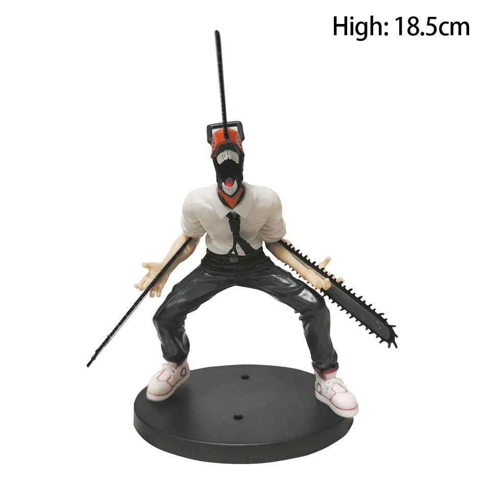 18.5cm Anime Figure Chainsaw Man Power Denji Action Figurine PVC Collection Model Doll Toy Statue Desk Decoration Halloween Gift