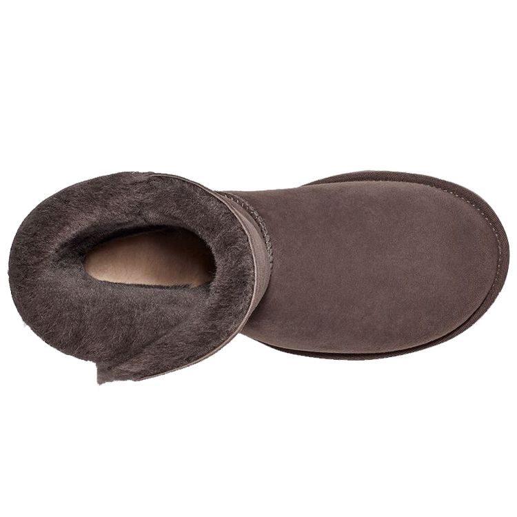 UGG Bailey Button 2 Boot Warm Durable Non-Slip Comfortable Casual Mid-Calf Snow Boots Women Boots Cloud-Grey 1016226-TCLD