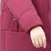 Winter Down Coats for Women Vintage Parkas Hooded Elegant Thick Warm Middle Age Women's Down Jackets Embroidery Outerwears