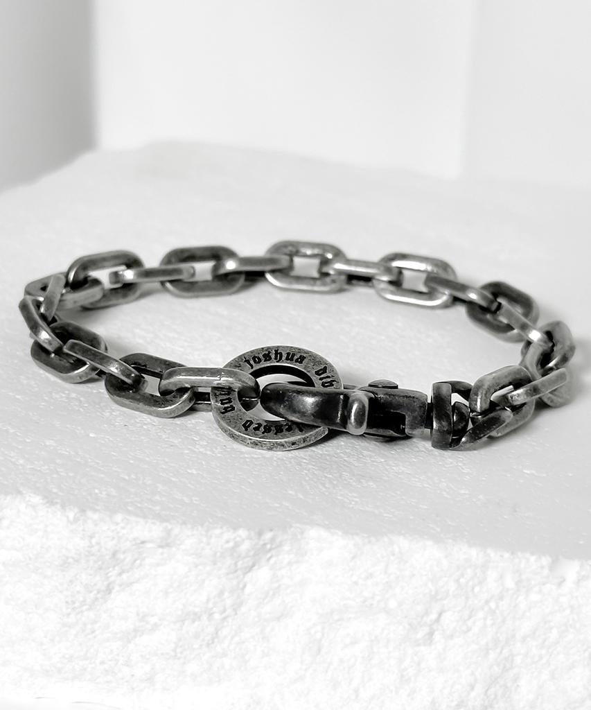 Blessed Bullet Ss-Round Chain Link Bracelet_5.5Mm/7Mm/11Mm (Type A)
