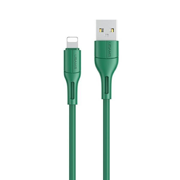 Kabel lightning USAMS 1m Szybkie ładowanie Zielony