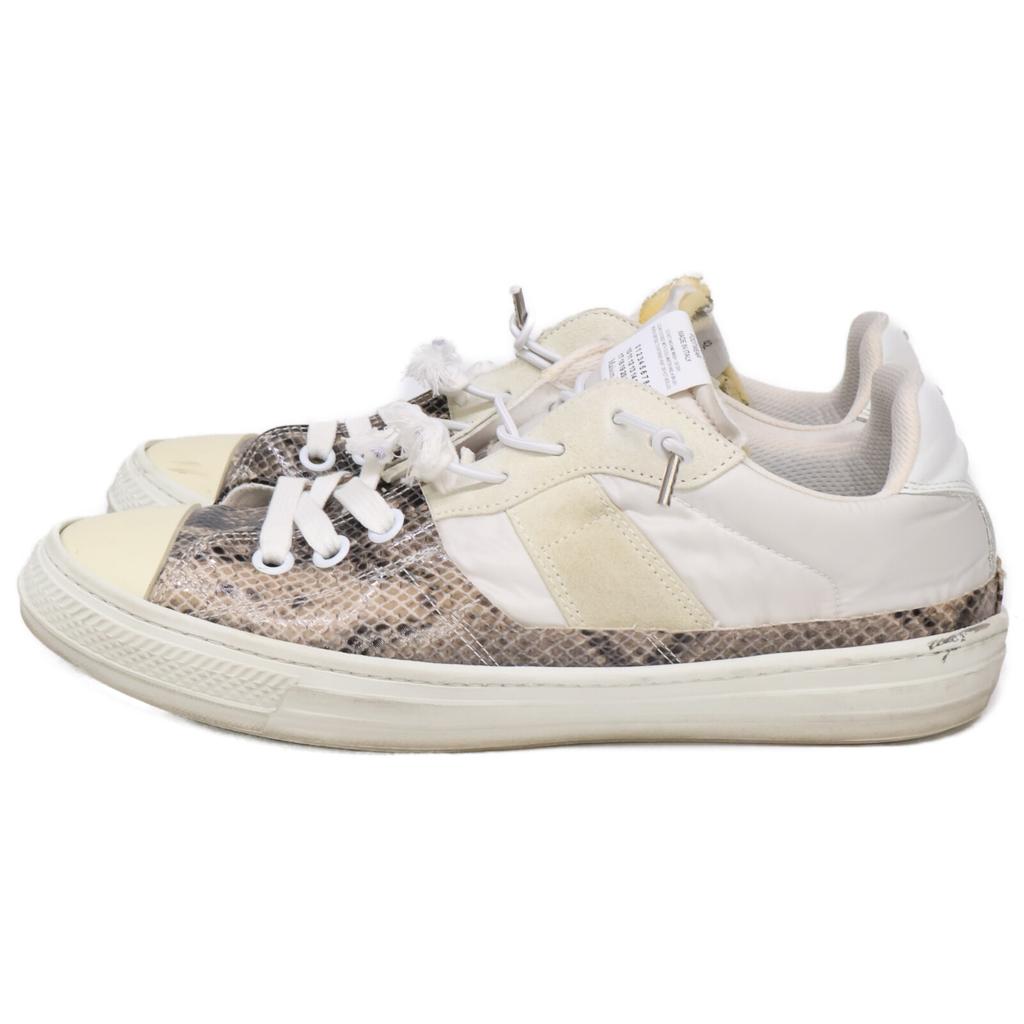 Maison Margiela Evolution Python Switch Reconstruction Sneakers/ Shoes 42 White / greyUsed