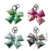 Unique Bowknot Keychain Mobile Phone Charm Chain Eye Catching Keyring Decoration Bag Pendant for Various Occasion