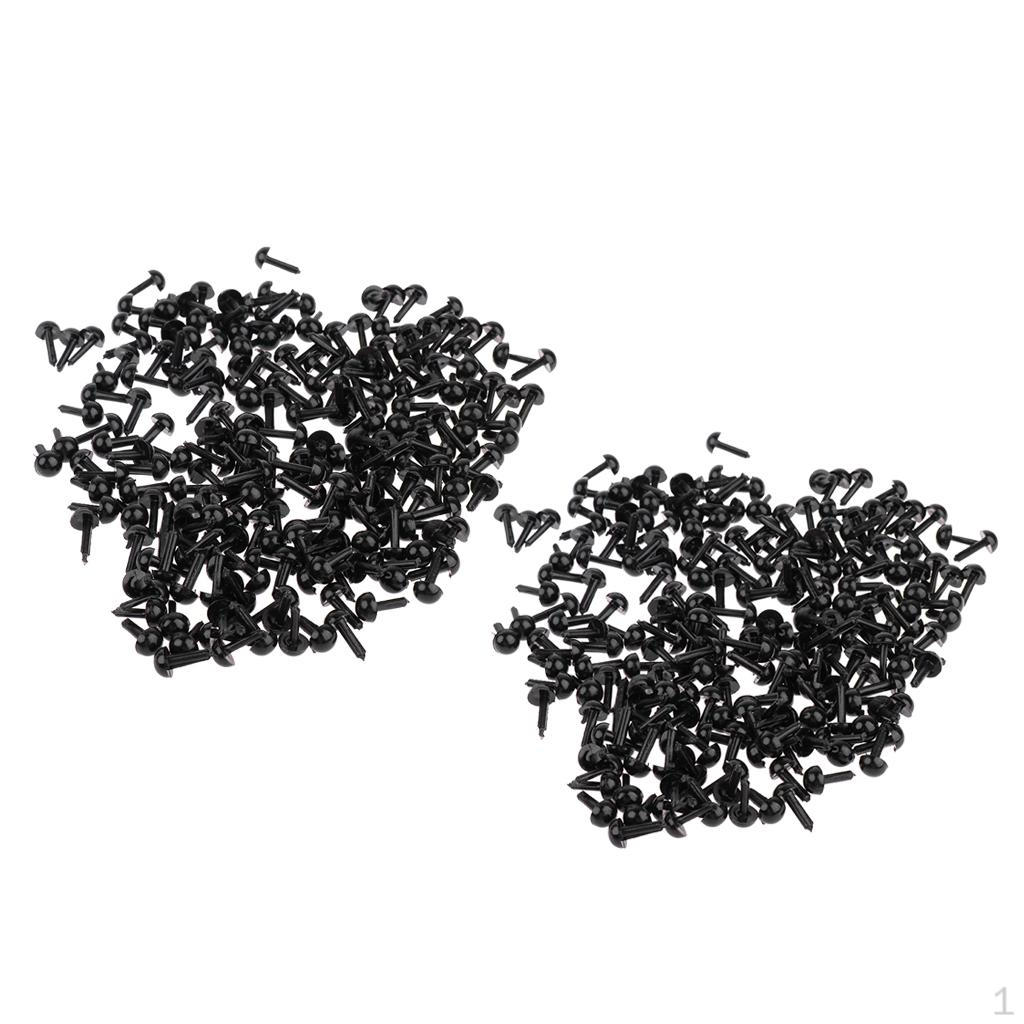 

400 шт. Пластиковые безопасные куклы Мишки Тедди для изготовления поделок Фелтинг Игрушка 4/5 мм