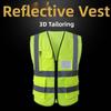Warning Outdoor Safety Clothing High Visibility Construction Clothes Reflective Vest  Cycling